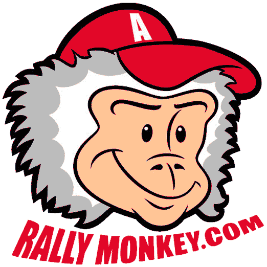 angels rally monkey cartoon